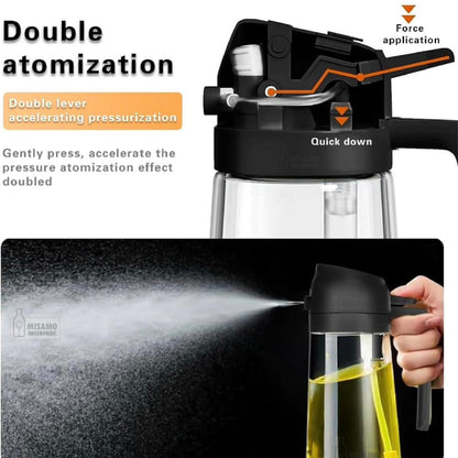 2 in 1 Oil Dispenser & Spray Bottle
