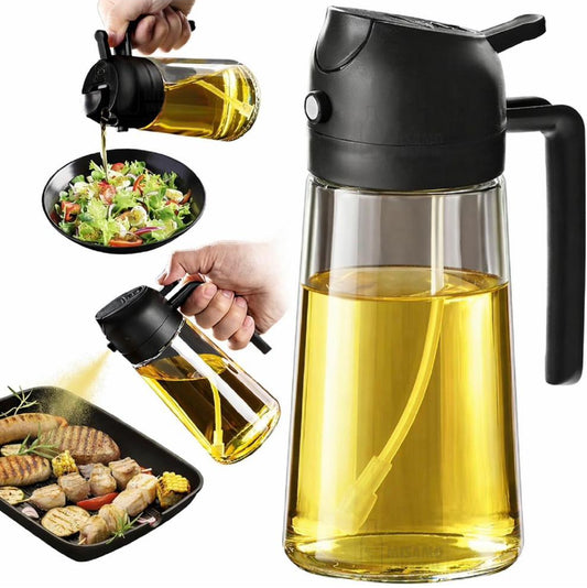 2 in 1 Oil Dispenser & Spray Bottle
